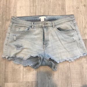 H&M Light Denim Shorts